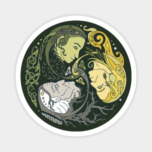 Celtic Maiden Mother Crone Magnet